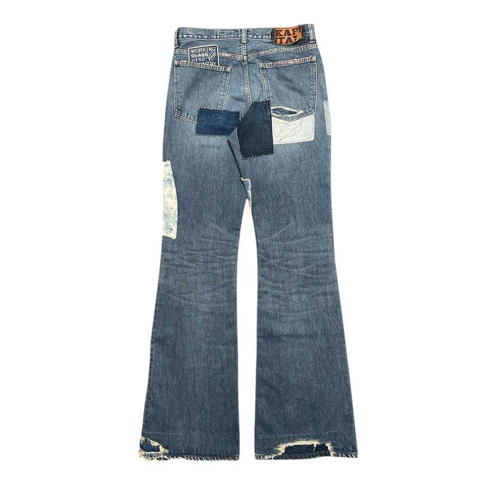 Kapital 14OZ Denim 5P Flare Jeans (Crazy Dixie Re… - image 2