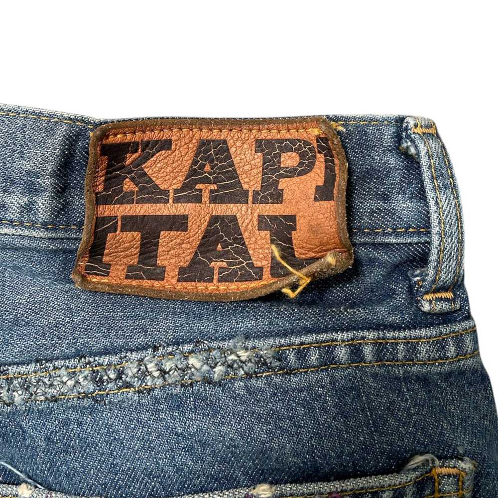 Kapital 14OZ Denim 5P Flare Jeans (Crazy Dixie Re… - image 4