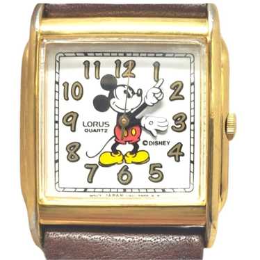 Disney X Lorus Vintage 1980s Square Mickey Mouse W