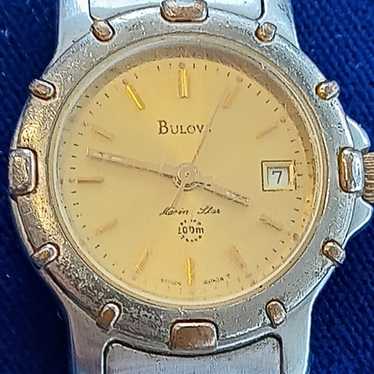 VINTAGE 90S BULOVA MARINE STAR Womens Watch