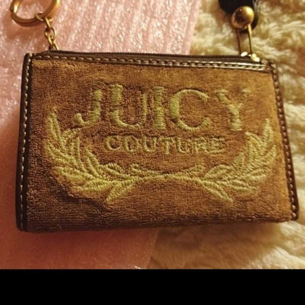 Juicy Couture Rare 2000s Tan Brass Velour Beautif… - image 6