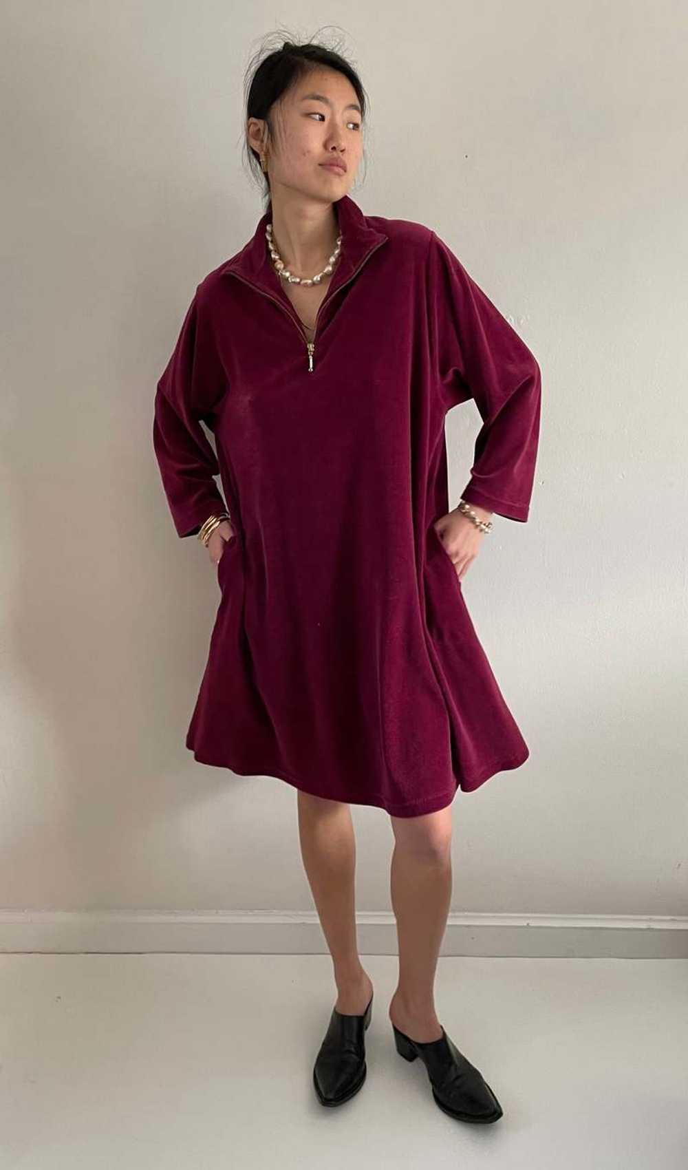 ReCAP Vintage Studio sporty velour swing dres - image 2