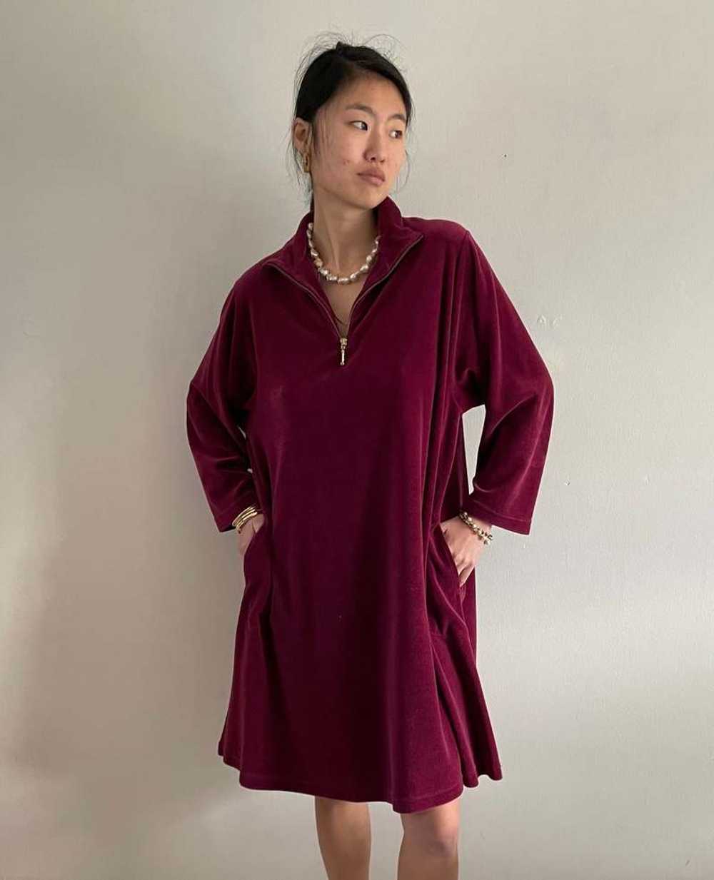 ReCAP Vintage Studio sporty velour swing dres - image 6