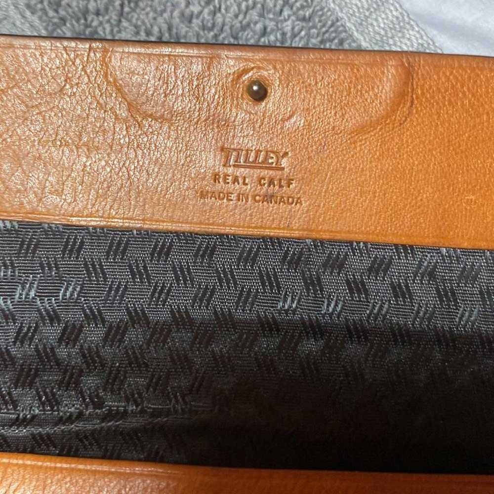 Tilley  Calf Leather Wallet vintage real calf - image 2