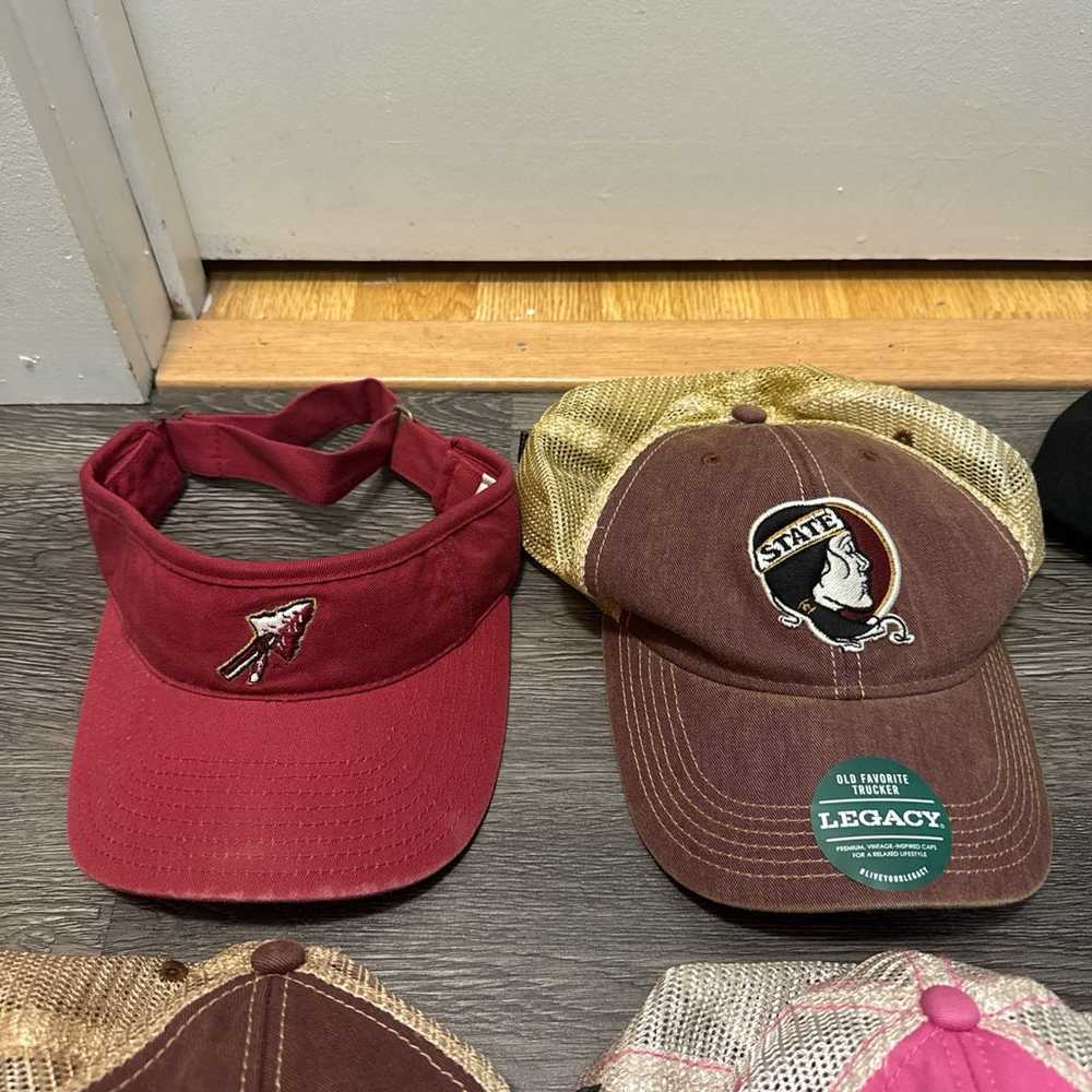 6 Vintage FSU Hat Bundle - image 2