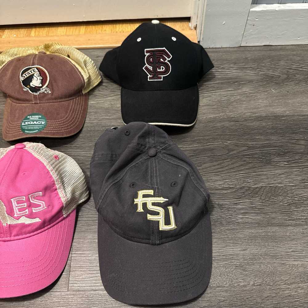 6 Vintage FSU Hat Bundle - image 4