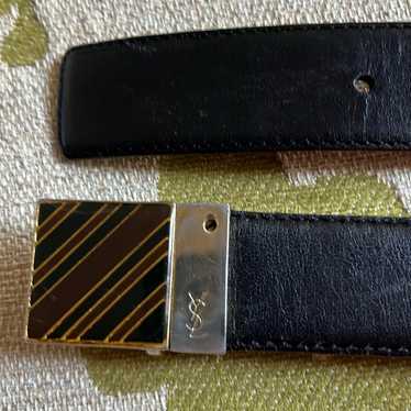 Vintage Yves Saint Laurent Leather Belt