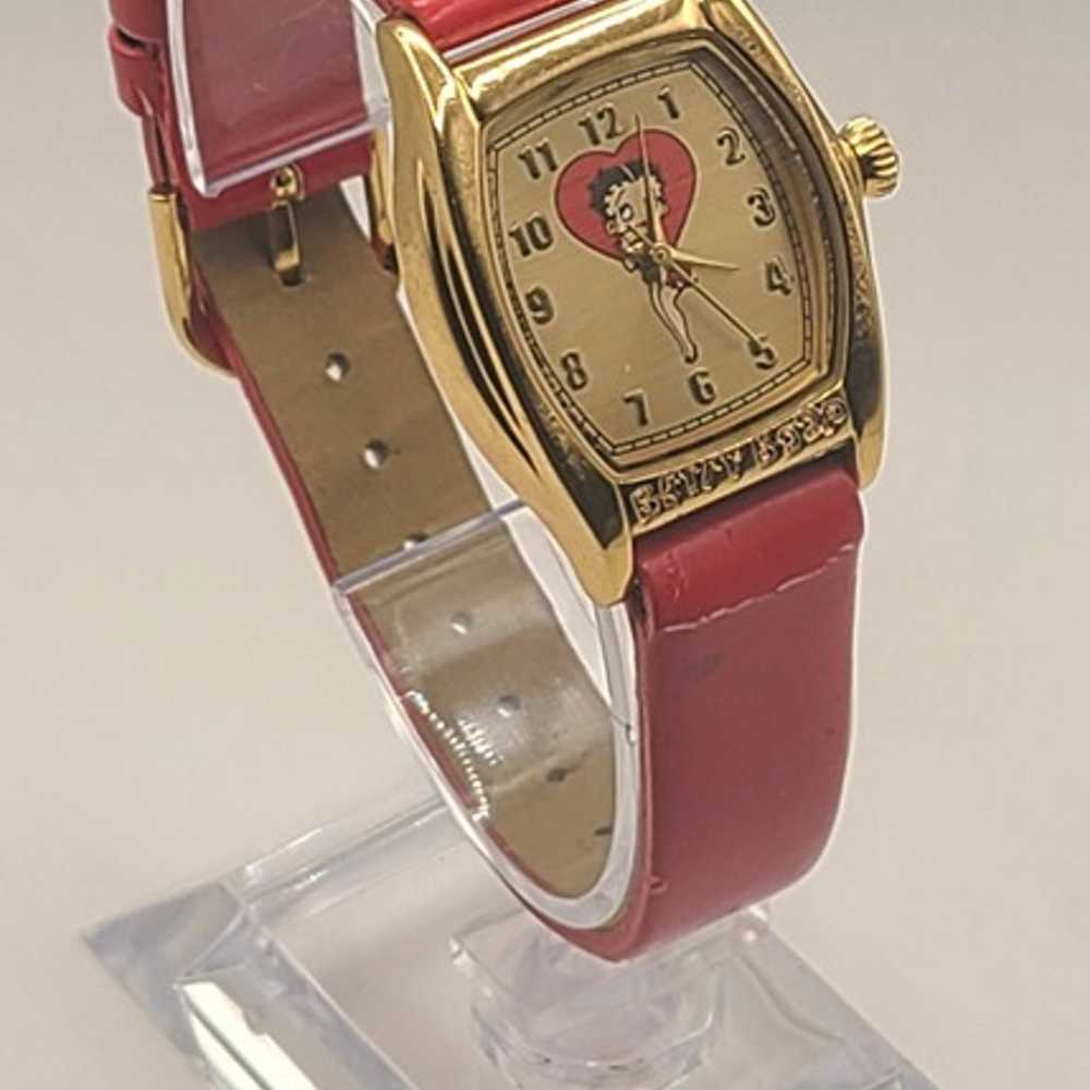 Vintage Womens Betty Boop with gold face Quartz R… - image 1