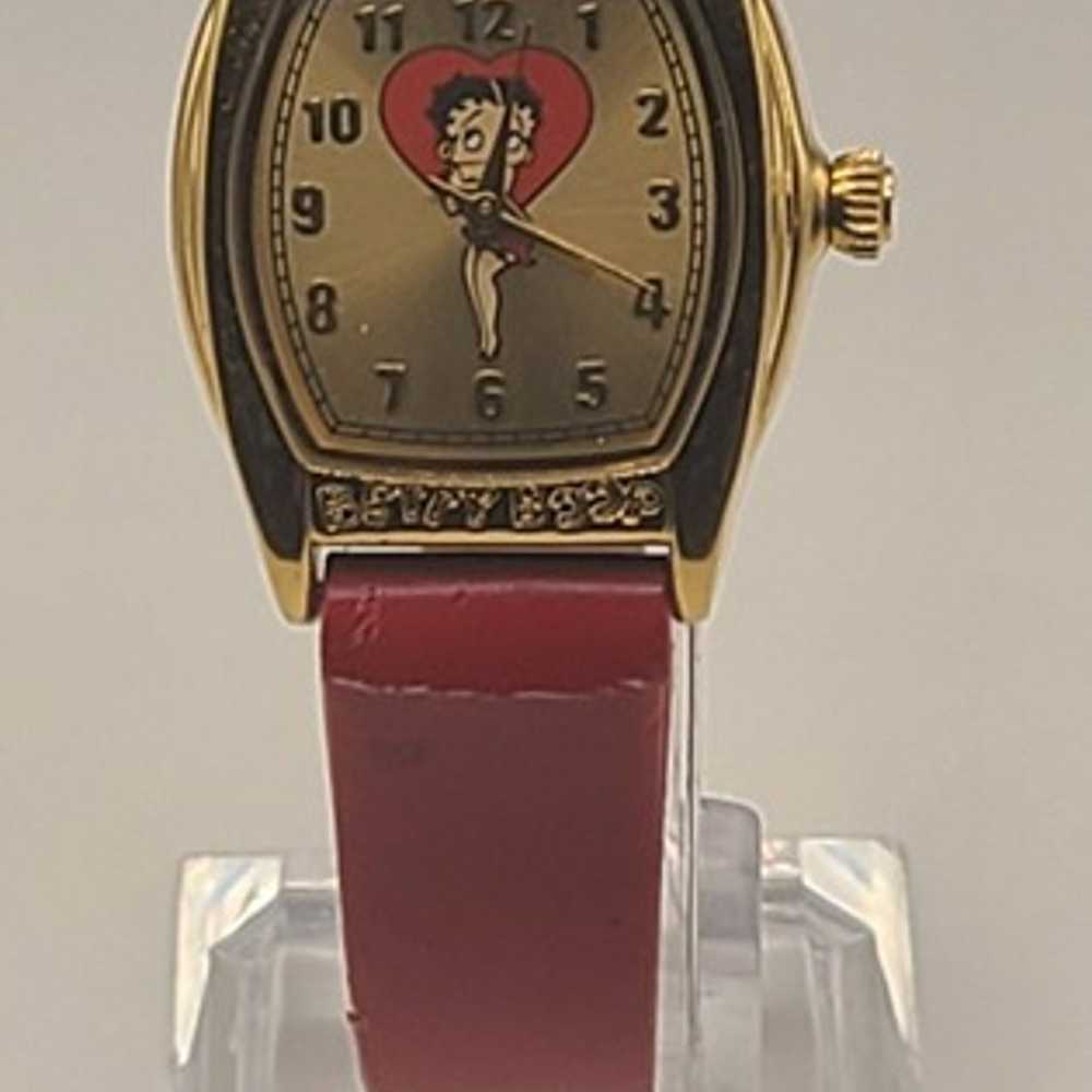 Vintage Womens Betty Boop with gold face Quartz R… - image 3