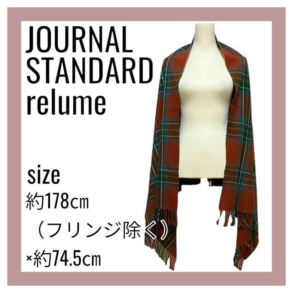 Journal Standard Relume Large Stole Blanket Check… - image 1