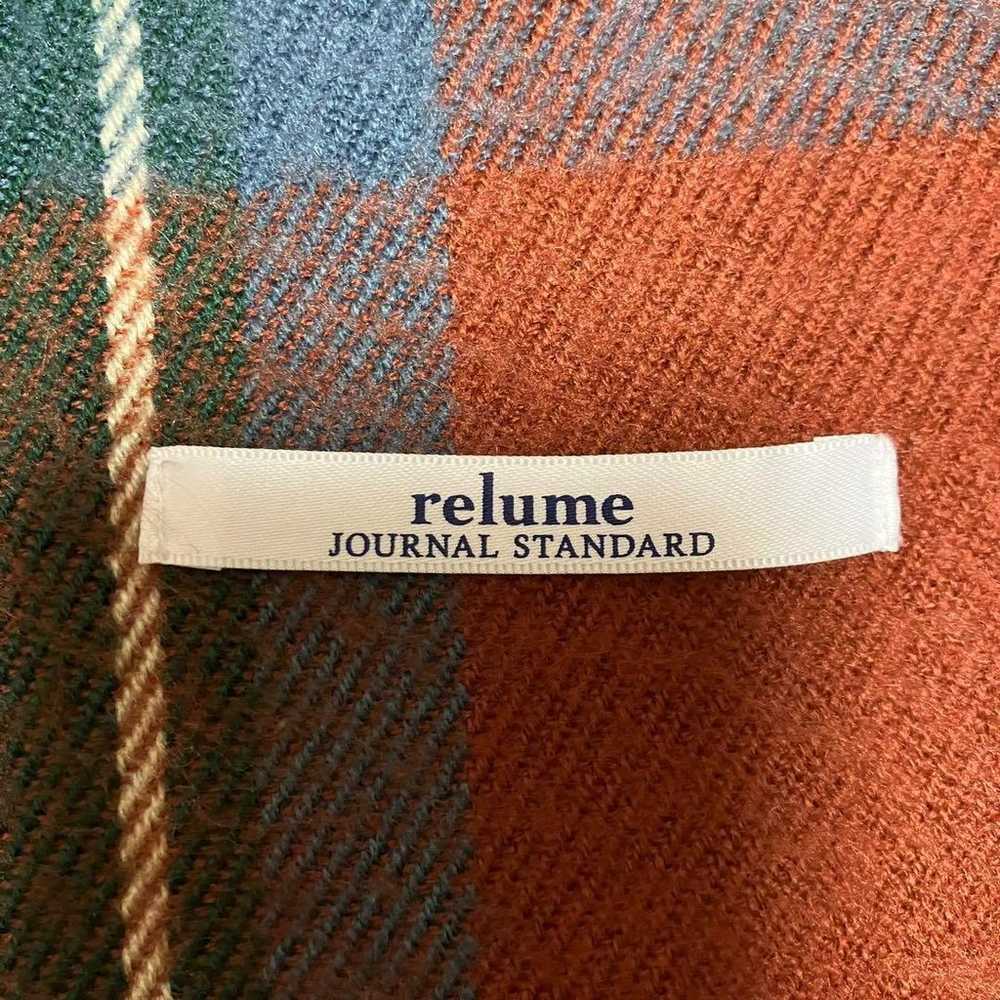 Journal Standard Relume Large Stole Blanket Check… - image 9