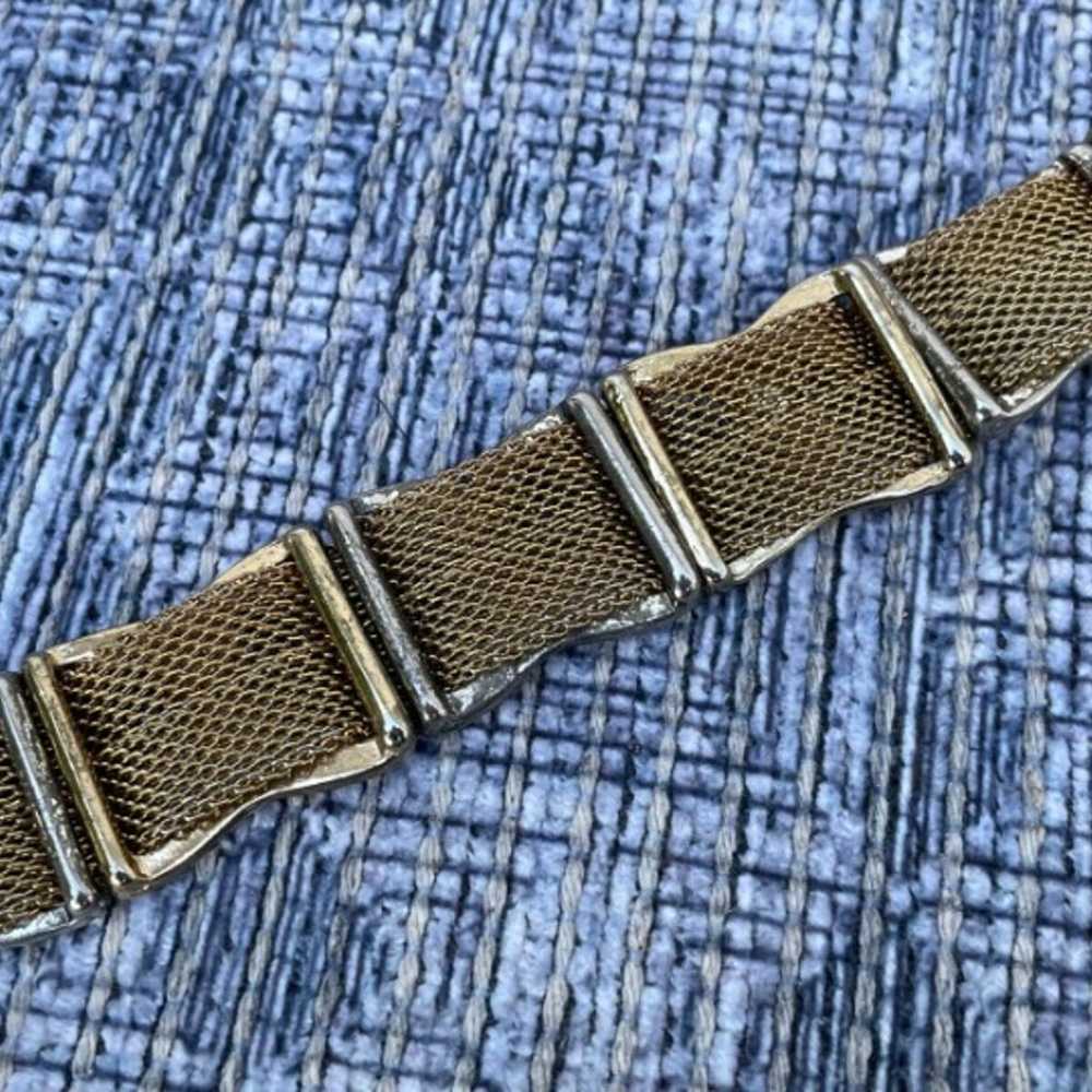 Donna Katz Vintage Belt Gold Tone Metal Waist Ban… - image 10