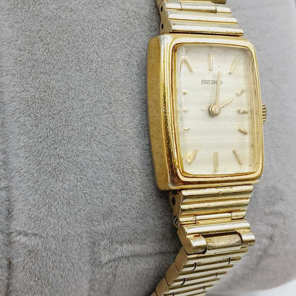 Vintage Seiko Manual Wind 17J Womens Watch 11-480… - image 3