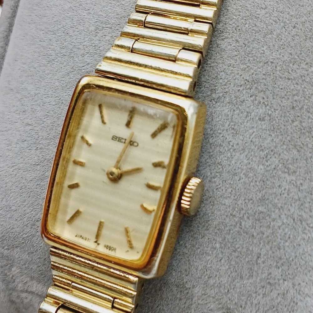 Vintage Seiko Manual Wind 17J Womens Watch 11-480… - image 7