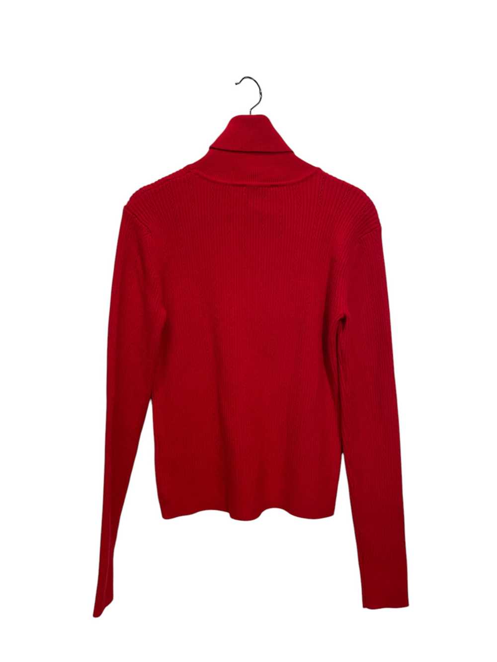 BALMAIN/Sweater/M/Cotton/RED/Turtle Neck/ - image 2