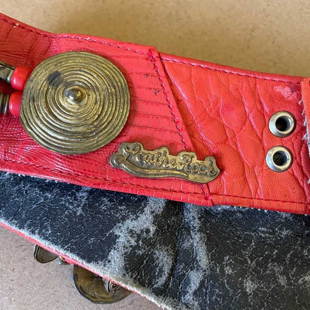 Rare Vintage Leatherock Belt - image 4