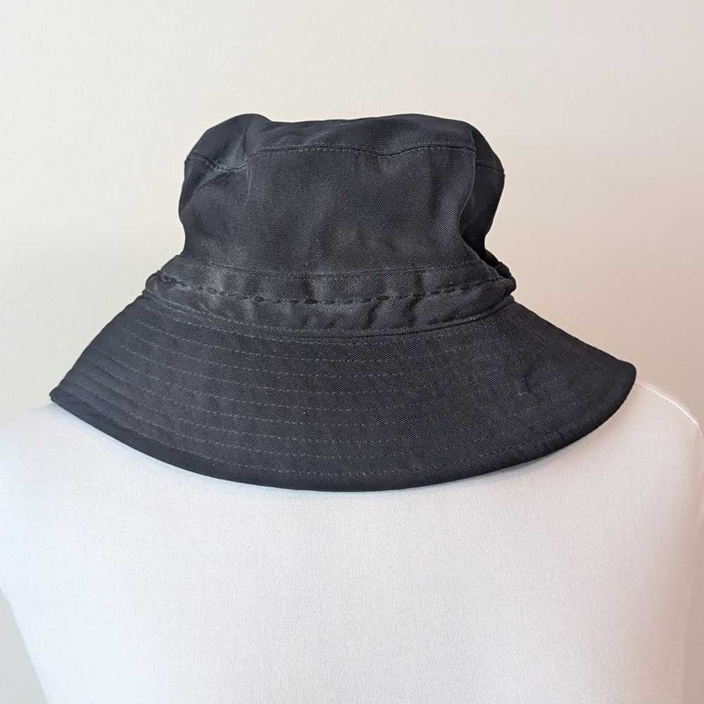 Vintage Max Mara Hat Vintage Black Bucket Hat Max… - image 7