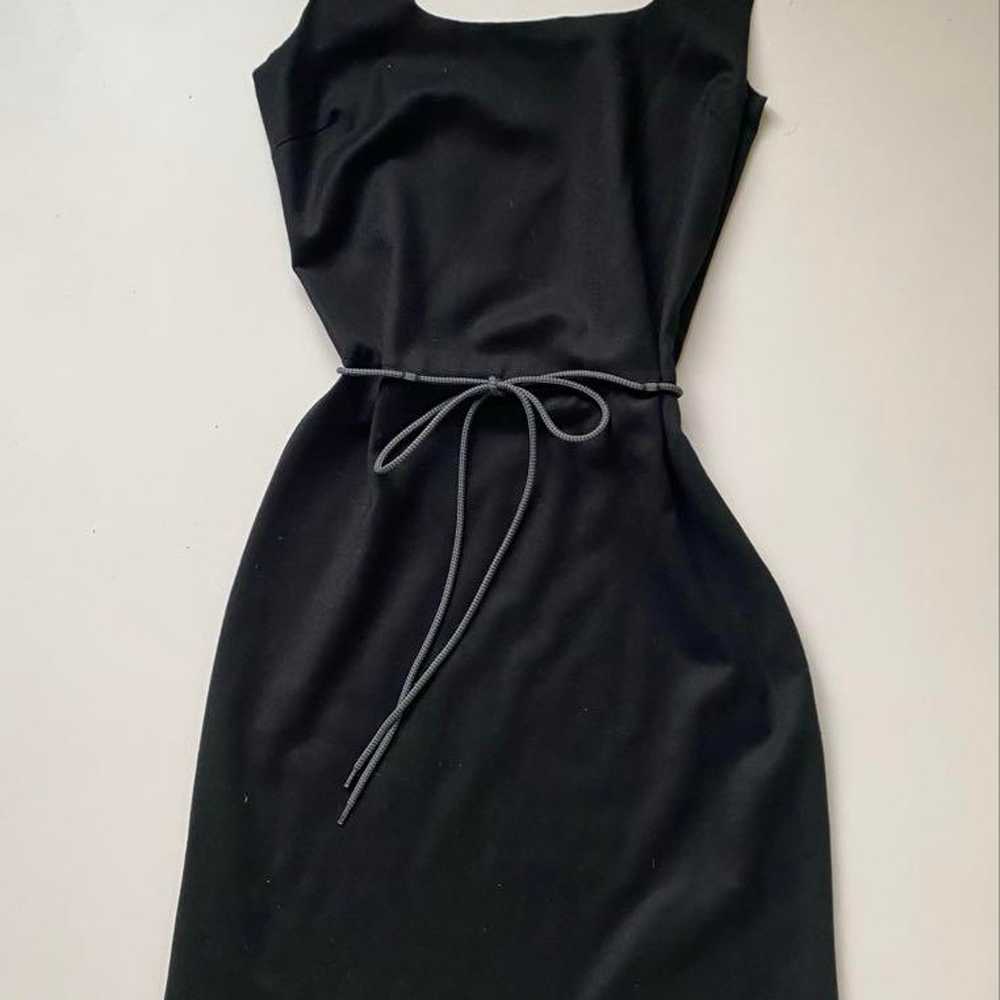 1999 miumiu sleeveless dress black - image 1