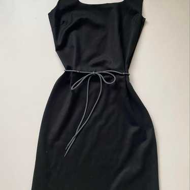 1999 miumiu sleeveless dress black - image 1