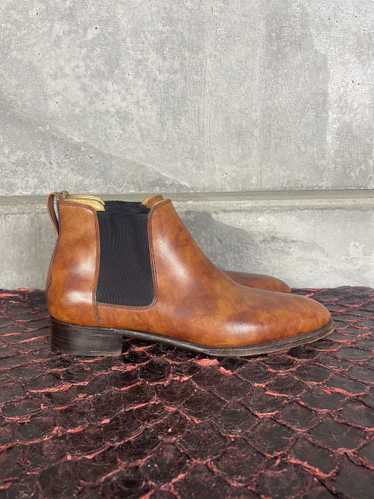 John Lobb $2000 John Lobb Leather Chelsea Boots