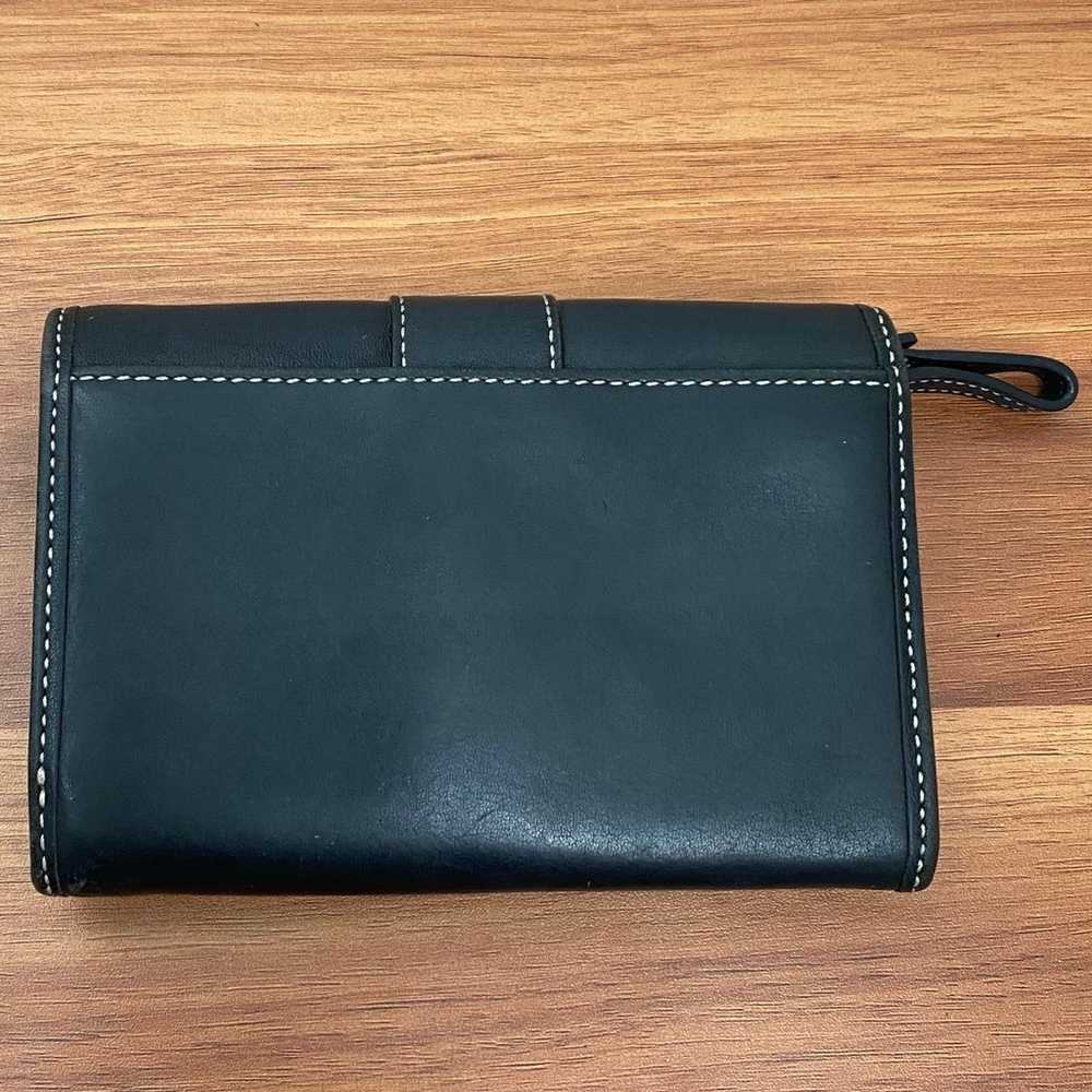 Vintage COACH Black Legacy Leatherware 3-in-1 Bif… - image 3