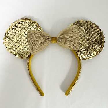 Disney Parks Gold Minnie Ears