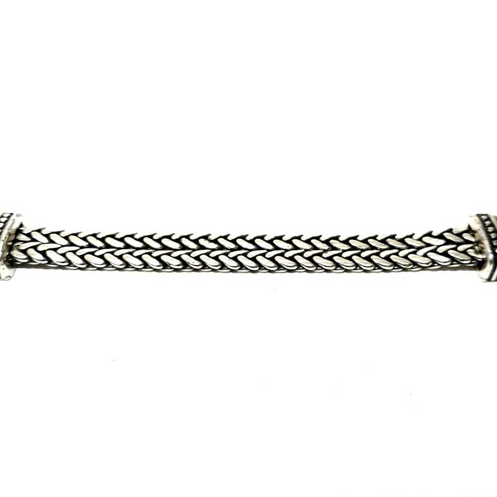 Vintage Brighton Silver Chain Link Belt - image 9