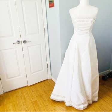 Mori Lee Strapless Wedding Gown W/Train