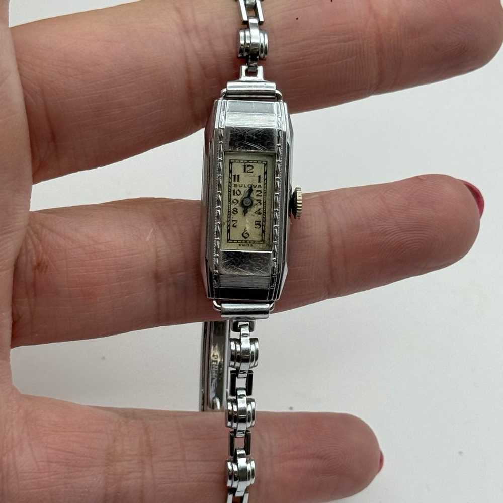 Vintage ladies BULOVA 10k RGP watch - image 1