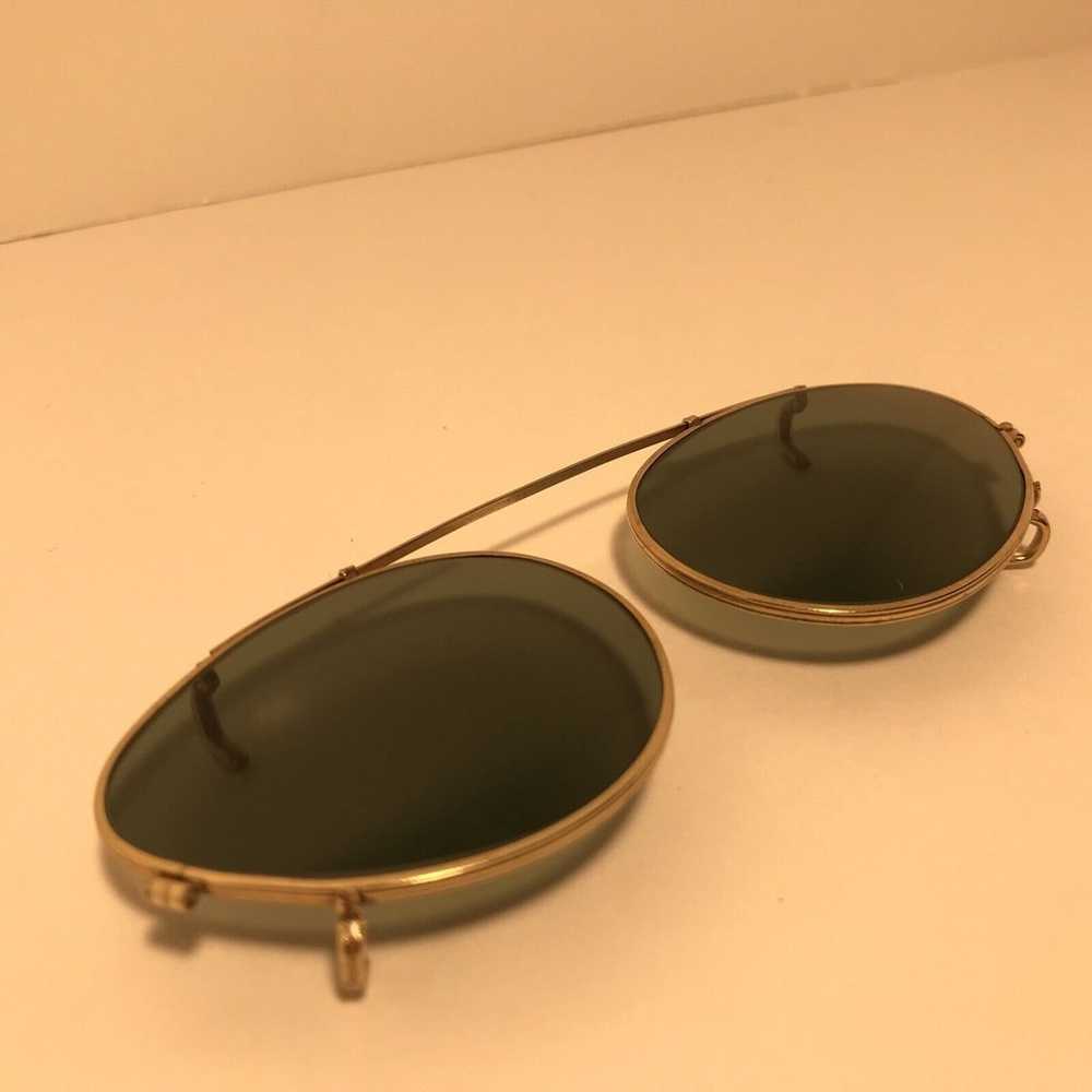 Rare Vintage 1950s Bausch & Lomb Clip-on Cat Eye … - image 10