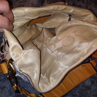 Coach blocked signature authentic handba