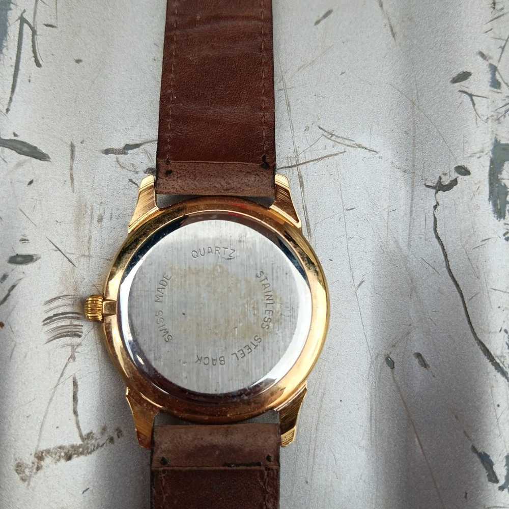 Vintage Swiss Hanowa Cow Watch - image 4