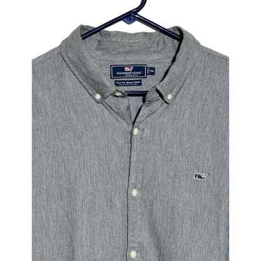 Vineyard Vines Vineyard Vines Men's Grey Button Sl