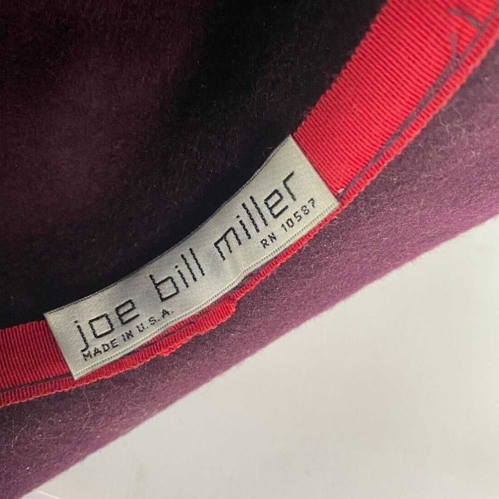 Vintage Michael Howard 100% Wool Burgundy Floppy … - image 4