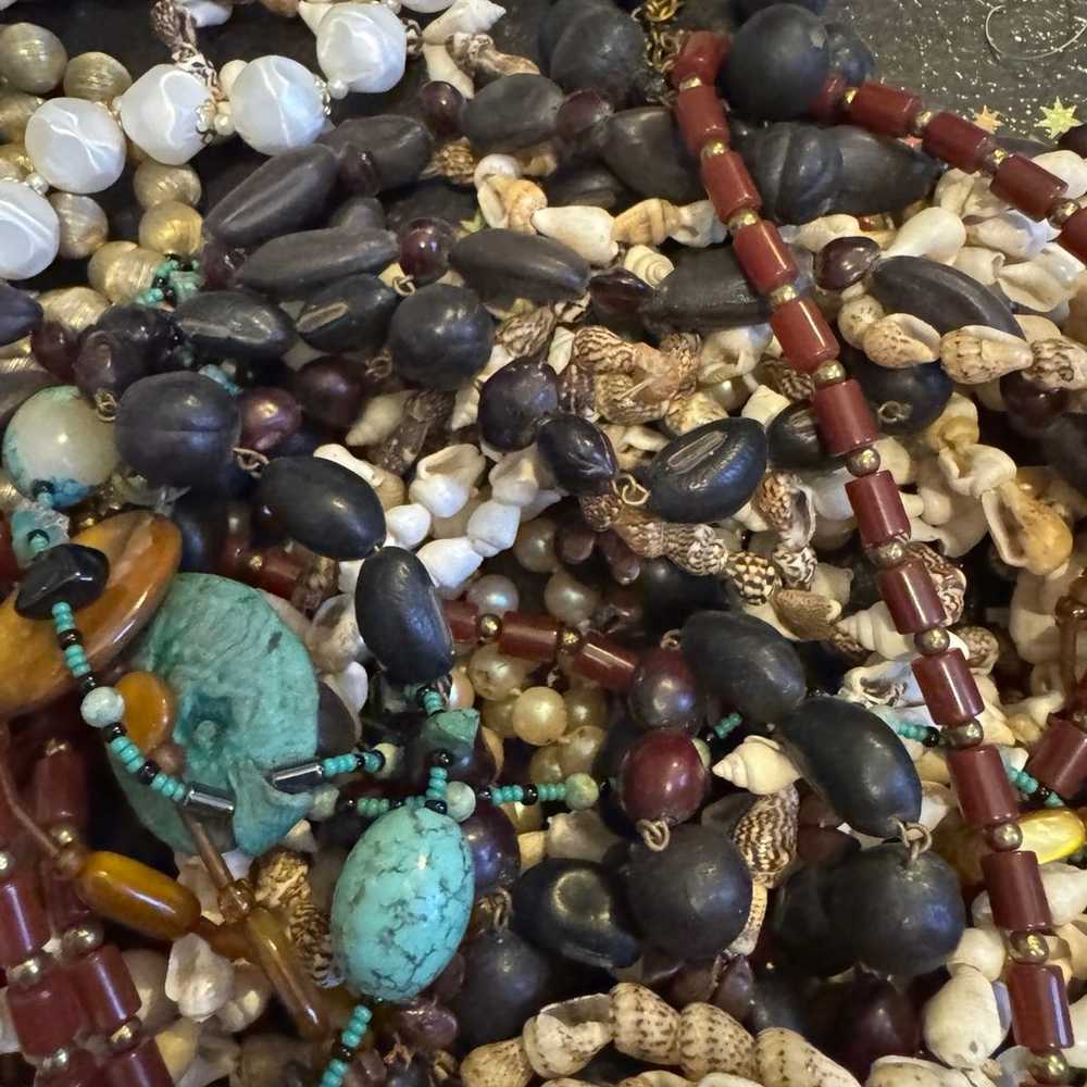 Vintage bead necklace lot #10 - image 3