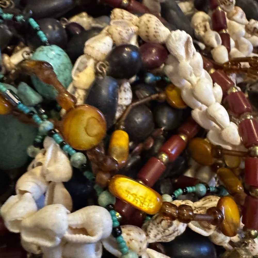 Vintage bead necklace lot #10 - image 7