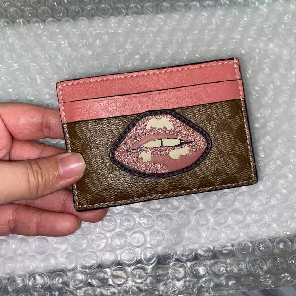 Coach Lips Card Holder *Rare* - image 3