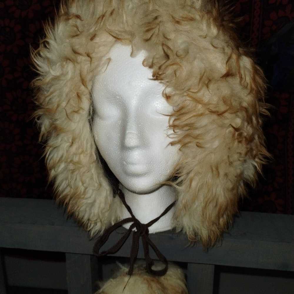 Shearling winter hat - image 2