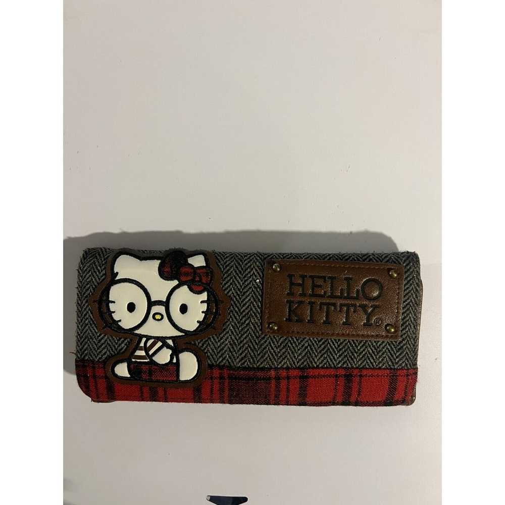 VTG Sanrio Hello Kitty Plaid Glasses Retired Loun… - image 1