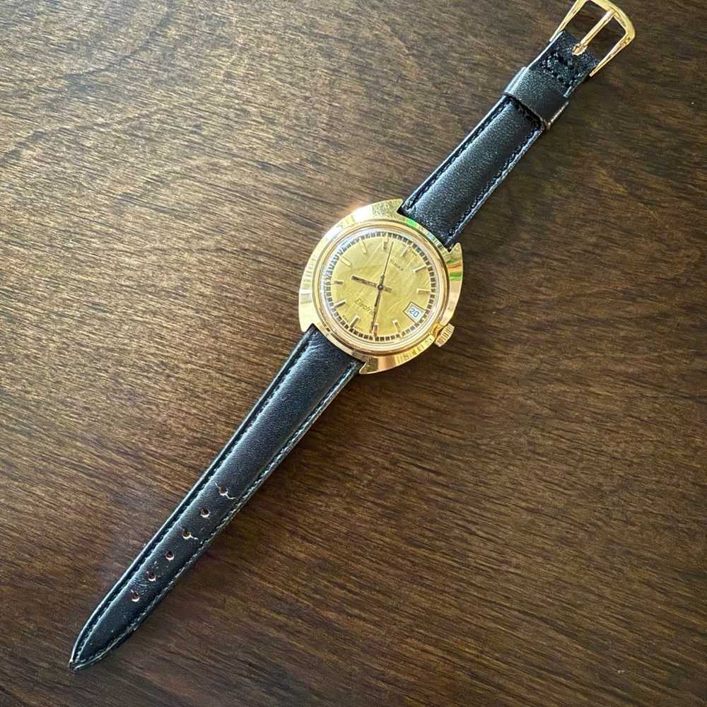 Vintage Ladies Timex Electra Gold Watch - image 10