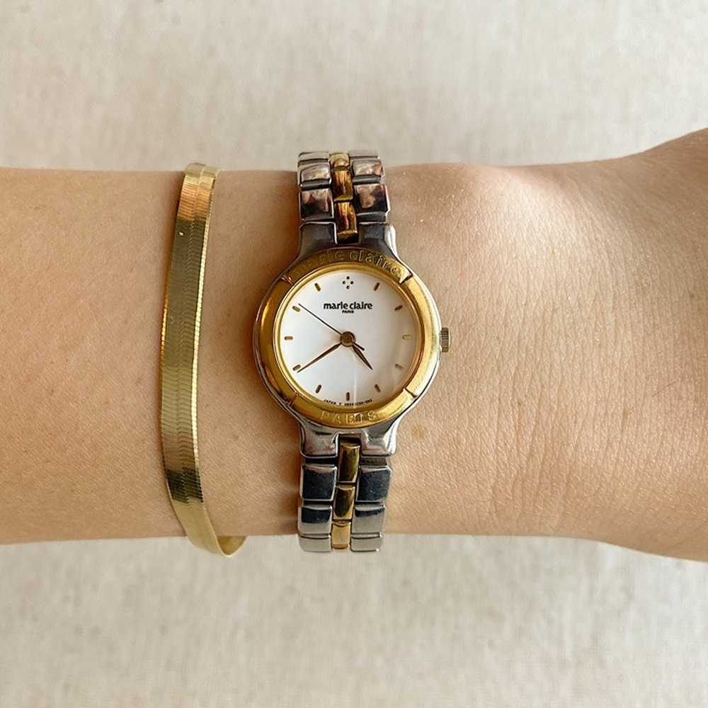 Darling Vintage Marie Claire Paris Two Tone Watch - image 1