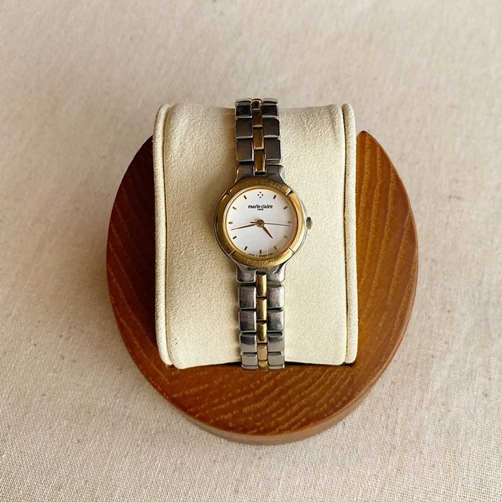 Darling Vintage Marie Claire Paris Two Tone Watch - image 9