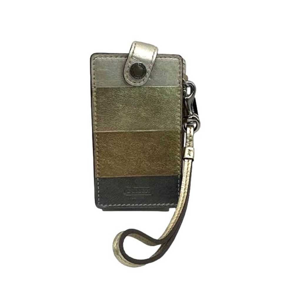 Vintage COACH Ipod Mini Player Metallic Block Cas… - image 2