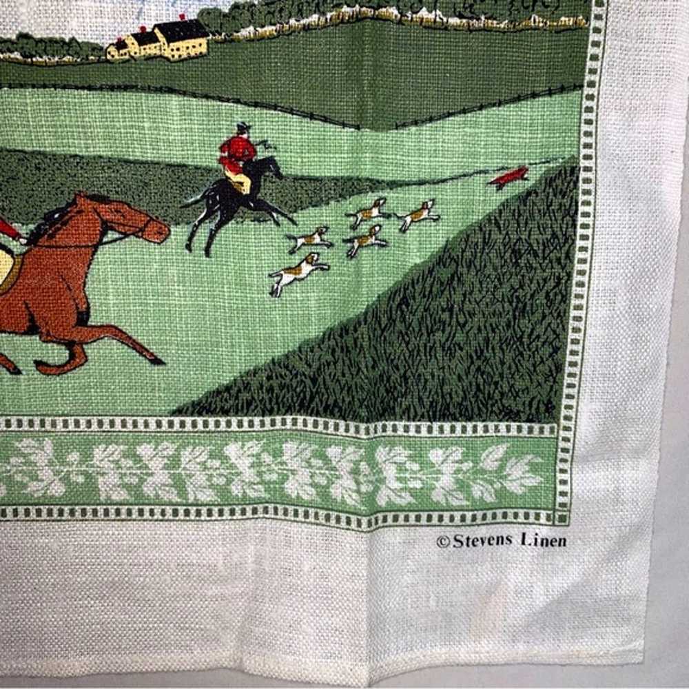 Vintage Stevens Linen Dish Hand Tea Towel Horse H… - image 3