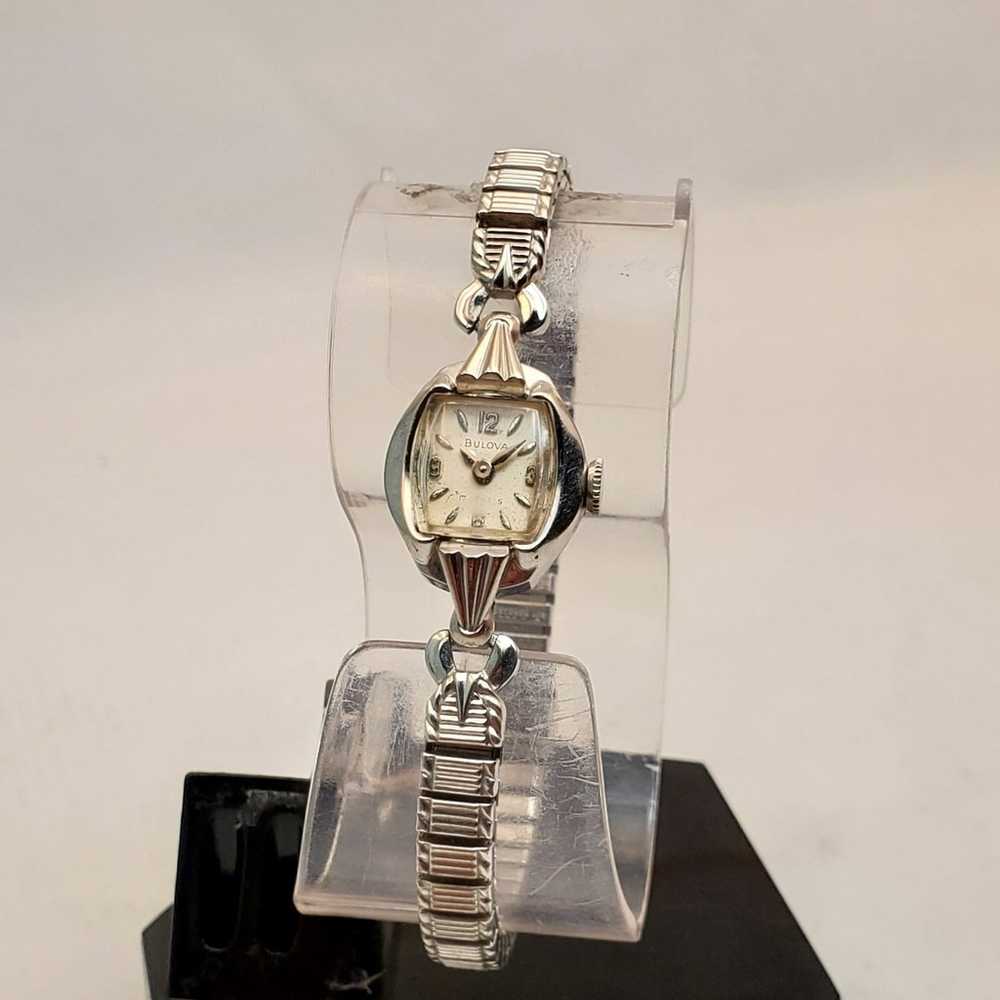 RARE VINTAGE BULOVA 17 JEWELS 10K. R.G.P. BEZEL M… - image 1