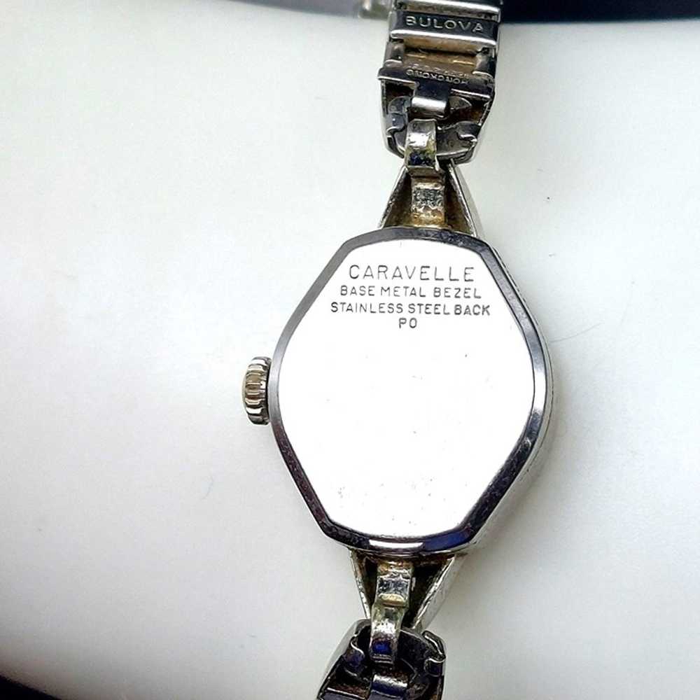 Vintage Caravelle Ladies Mechanical Watch Stainle… - image 5