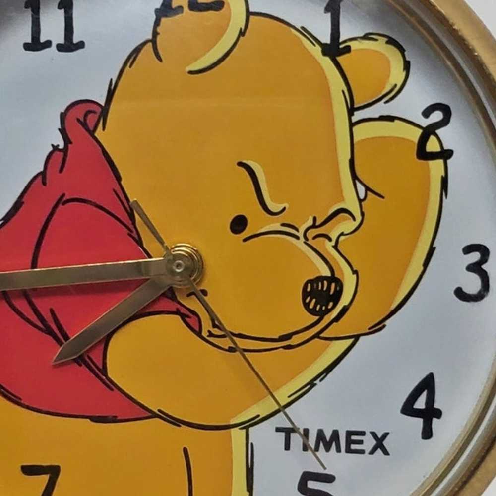 Disney Timex Winnie the Pooh Gold Toned Analog Wa… - image 2