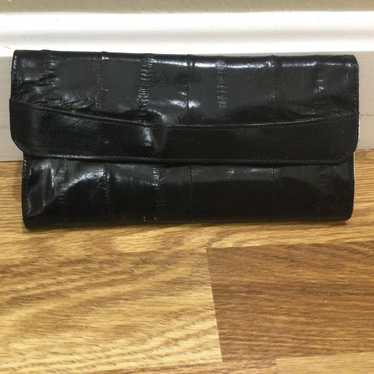 Genuine Eel Skin Wallet - Vintage