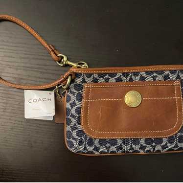 Authentic Coach Denim Signature Collection Wristle