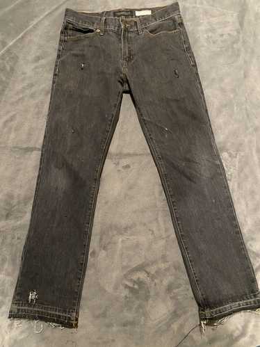 Vintage Black vintage distressed denims